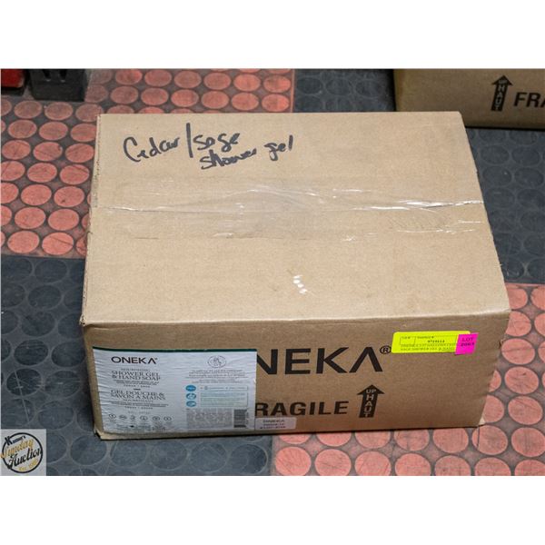 ONENKA 2.57 GALLONS CEDAR & SAGE SHOWER GEL & HAND