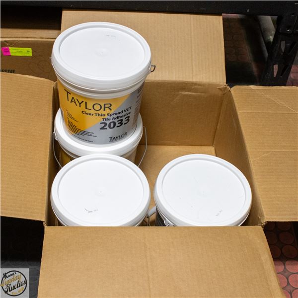 4X1 GAL PAIL CASE OF TAYLOR CLEAR-TILE