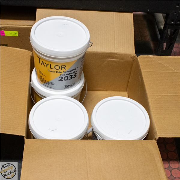 4X1 GAL PAIL CASE OF TAYLOR CLEAR TILE