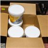 Image 1 : 4X1 GAL PAIL CASE OF TAYLOR CLEAR TILE