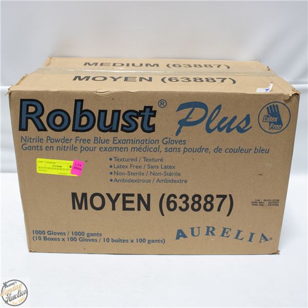 BOX OF MEDIUM ROBUST PLUS NITRILE