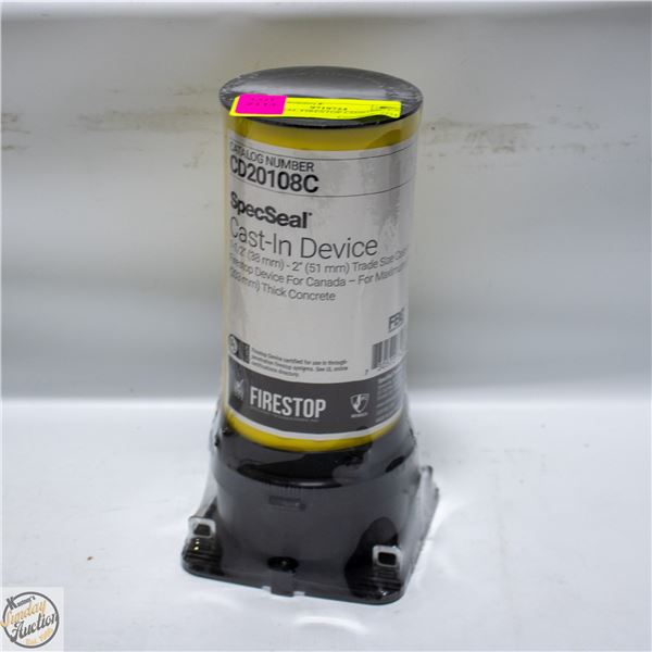 SPEC SEAL FIRESTOP CD20108C CAST IN