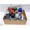 Image 1 : LOT OF FULL SPRAY PAINTS & PERFECT MATCH PAINTS