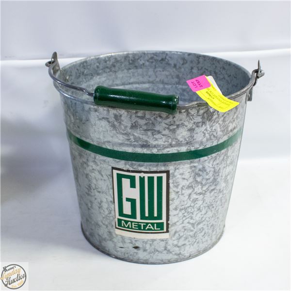 ESTATE VINTAGE GW METAL GALAVANIZED