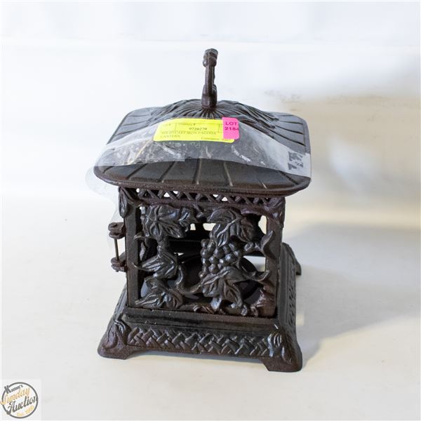 SOLID CAST IRON PAGODA LANTERN