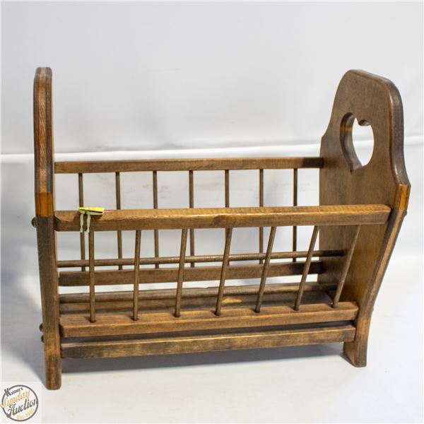 WOODEN MAGAZINE/BOOK RACK