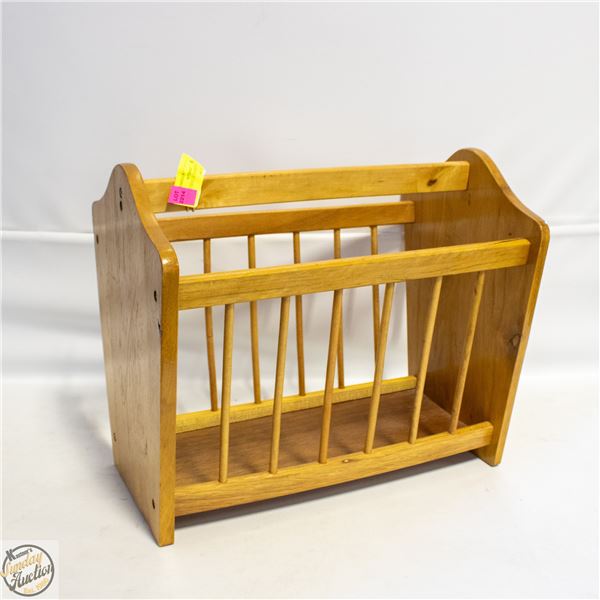 WOODEN MAGAZINE/BOOK RACK