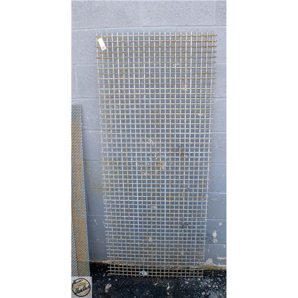 64" X 26" HIGH CARBON STEEL SCREEN