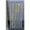 Image 1 : SET OF TWO 42" X 18" HIGH CARBON STEEL SCREENS