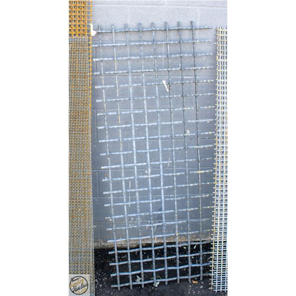 64" X 24" HIGH CARBON STEEL SCREEN