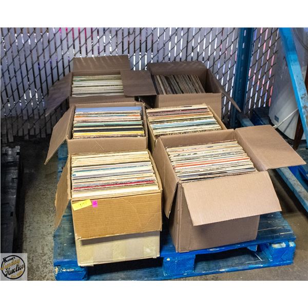 PALLET OF RECORDS