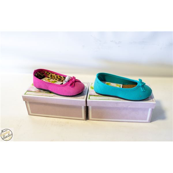 2PRS DAWGS GIRLS DRESS SHOES SZ 8