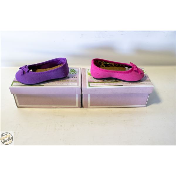 2PRS DAWGS GIRLS DRESS SHOES SZ 6
