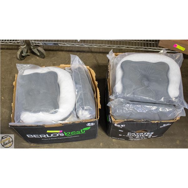 2 CASES OF BABY PILLOWS