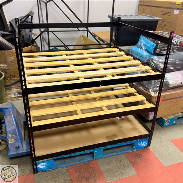 MULTI-LEVEL METAL PALLET STORAGE RACK