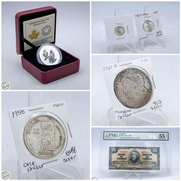 FEATURED COINS AND CURRENCY