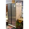 Image 1 : NEW 36" HAMILTON BEACH FRIDGE S/S SIDE BY SIDE