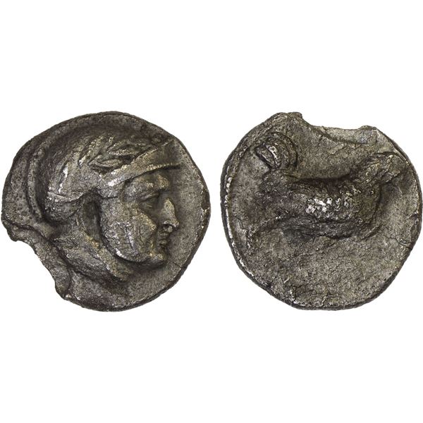 BACTRIA: Sophytes, ca. 305-294 BC, AR drachm (2.27g), F-VF