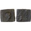Image 1 : BACTRIA: Strato I, ca. 125-110 BC, AE square hemiobol (7.91g), VF