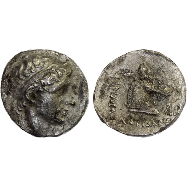 SELEUKID KINGDOM: Antiochos I Soter, 281-261 BC, AR drachm (3.42g), Aï Khanoum, VF