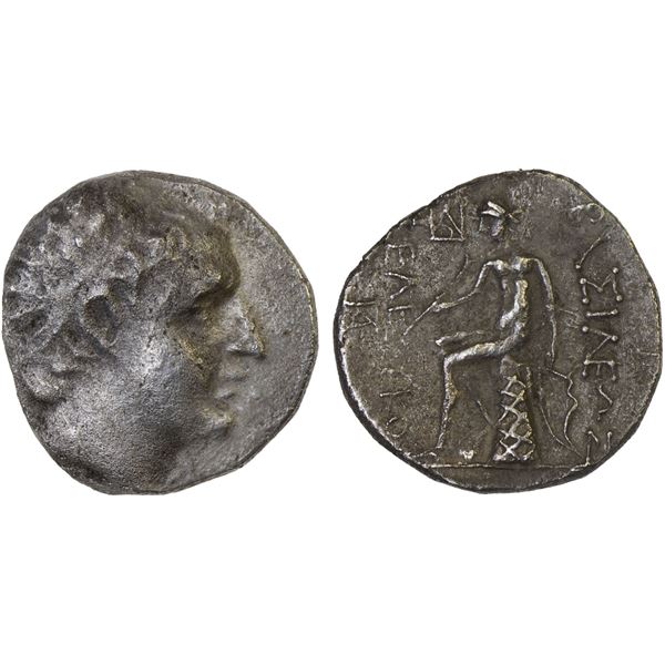 SELEUKID KINGDOM: Seleukos IV Philopator, 187-175 BC, AR drachm (3.88g), Uncertain Mint 78, VF