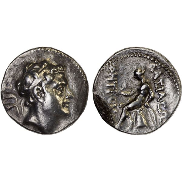 SELEUKID KINGDOM: Antiochos IV Epiphanes, 175-164 BC, AR tetradrachm (16.53g), F-VF