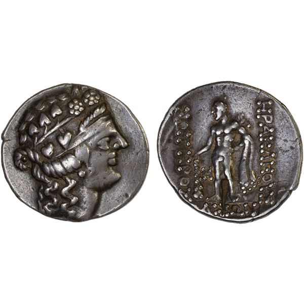 THRACIAN ISLANDS: Thasos, AR tetradrachm (16.73g), ca. 2nd-1st century BC, VF