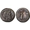 Image 1 : ROMAN REPUBLIC: Anonymous, AR victoriatus (2.71g), Rome, 206-195 BC, F-VF