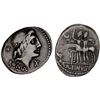 Image 1 : ROMAN REPUBLIC: A. Postumius Albinus, AR denarius (3.87g), Rome, 95-92 BC, F-VF