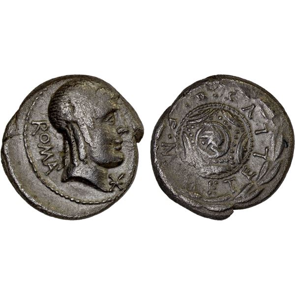 ROMAN REPUBLIC: M. Caecilius Q.f. Q.n. Metellus, AR denarius (3.67g), Rome, 82-80 BC, F-VF