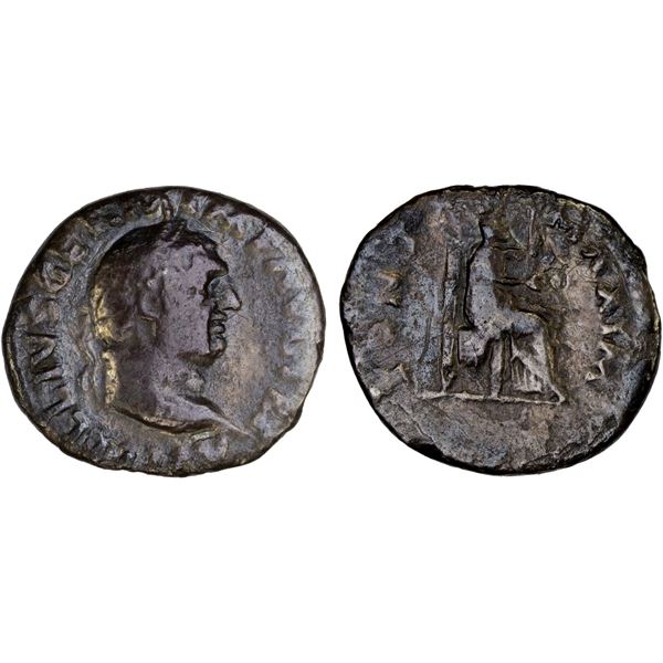 ROMAN EMPIRE: Vitellius, April - December 69 AD, AR denarius (2.48g), Rome, Fine