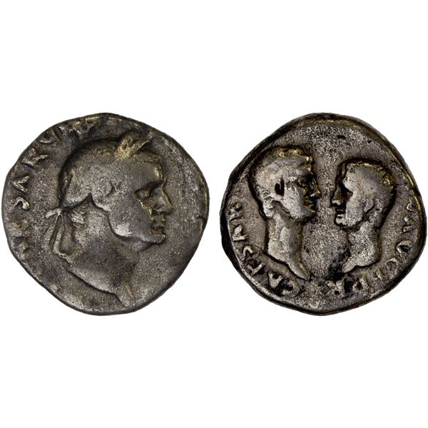 ROMAN EMPIRE: Vespasian, 69-79 AD, AR denarius (3.21g), Rome, 70 AD, Fine