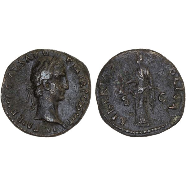 ROMAN EMPIRE: Nerva, 96-98 AD, AE as (8.89g), Rome, 97 AD, VF