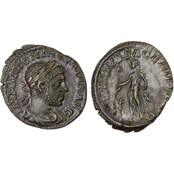 ROMAN EMPIRE: Elagabalus, 218-222 AD, AR denarius (2.68g), Rome, XF