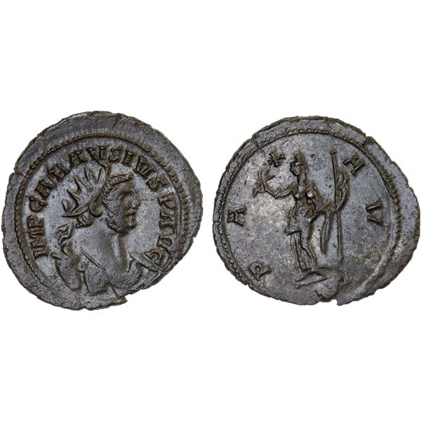 ROMAN EMPIRE: Carausius, Romano-British emperor, 286-293 AD, AE antoninianus (5.53g), Camulodunum, X