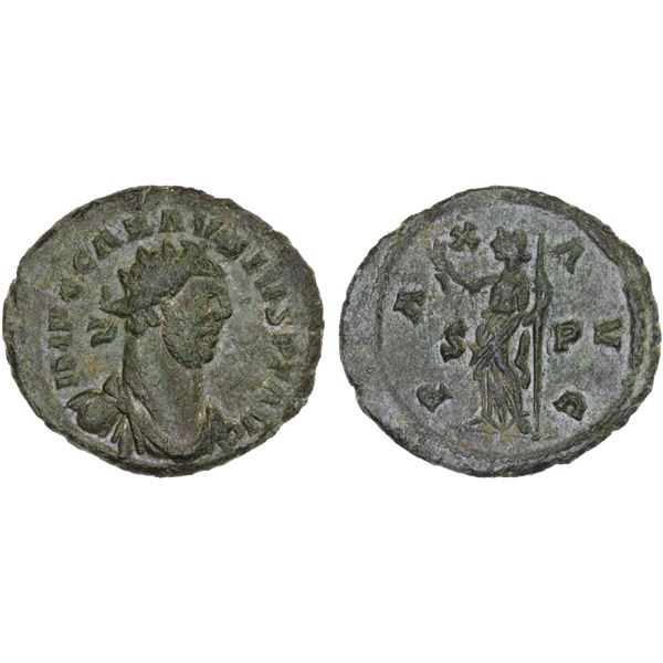 ROMAN EMPIRE: Carausius, Romano-British emperor, 286-293 AD, AE antoninianus (4.17g), uncertain mint