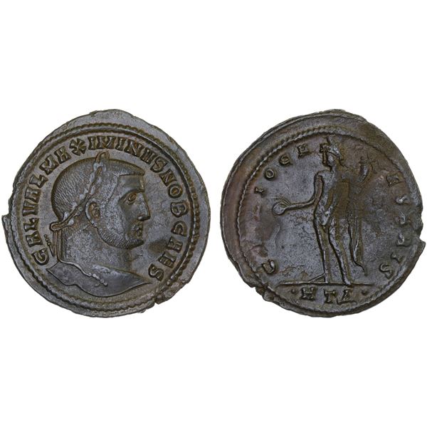 ROMAN EMPIRE: Maximinus II Daza, as caesar, 305-309 AD, AE27 (6.04g), Heraclea, 308-309 AD, VF-XF
