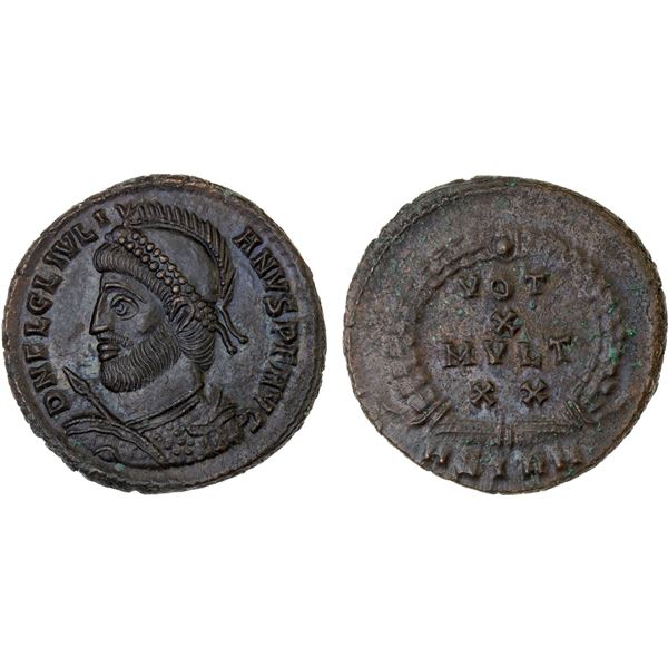 ROMAN EMPIRE: Julian II, 360-363 AD, AE19 (4.40g), Sirmium, 361-363 AD, Choice AU