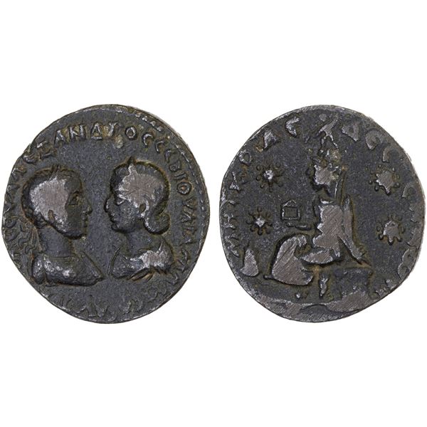 ROMAN PROVINCIAL, MESOPOTAMIA: Edessa, Severus Alexander, 222-235 AD, AE28 (15.50g), VF