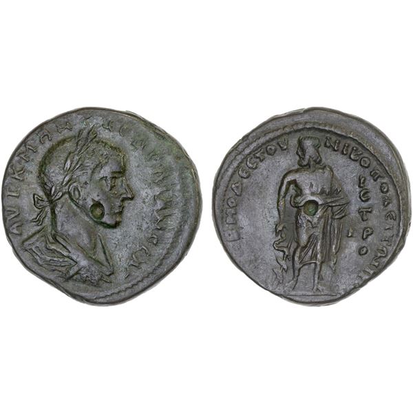 ROMAN PROVINCIAL, MOESIA: Nicopolis ad Istrum, Gordian III, 238-244 AD, AE26 (12.6g), VF