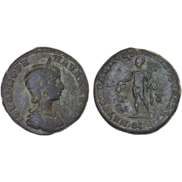 ROMAN PROVINCIAL, THRACE: Philippopolis, Julia Paula, augusta, 219-220 AD, AE28 (14.20g), F-VF