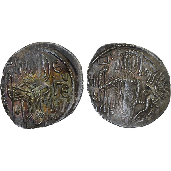 EMPIRE OF TREBIZOND: Manuel I Comnenus, 1238-1263, AR asper (2.72g), VF-XF