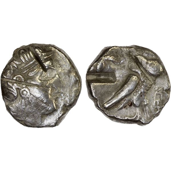 MESOPOTAMIA: Alexandrine Empire, Mazakes, satrap, ca. 331-322 BC, AR tetradrachm (17.02g), VF