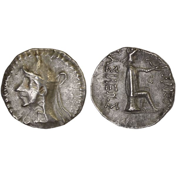 PARTHIAN KINGDOM: Mithradates I, ca. 171-138 BC, AR drachm (4.16g), VF-XF