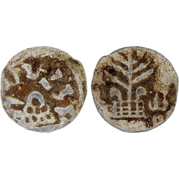 ANCIENT INDIA: ANANDAS: Mulananda, ca. late 2nd century AD, lead unit (19.03g), Fine