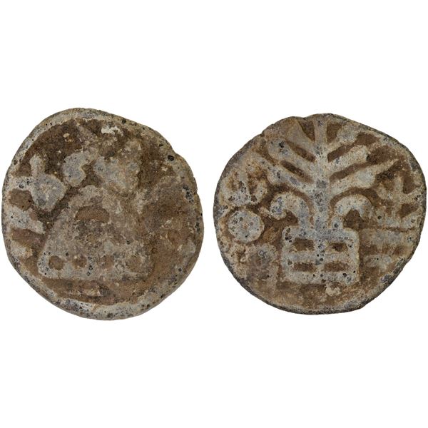 ANCIENT INDIA: ANANDAS: Mulananda, ca. late 2nd century AD, lead unit (12.07g), Fine