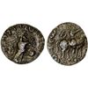 Image 1 : ANCIENT INDIA: KUSHAN: Vima Takto, ca. 80-105, BI drachm (1.85g), VF