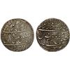 Image 1 : MARATHA CONFEDERACY: AR rupee (11.21g), AH1207 year 34, Choice XF