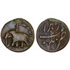 Image 1 : MYSORE: Tipu Sultan, 1782-1799, AE paisa (zohra) (9.78g), Nagar, AM1224, F-VF