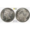 Image 1 : BRITISH INDIA: Victoria, Queen, 1837-1876, AR rupee, 1840b&c, PCGS MS63